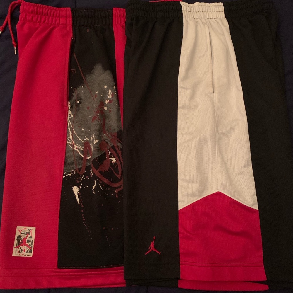 Jordan 2/pc Lot Shorts 20th Anniversary Size M/L